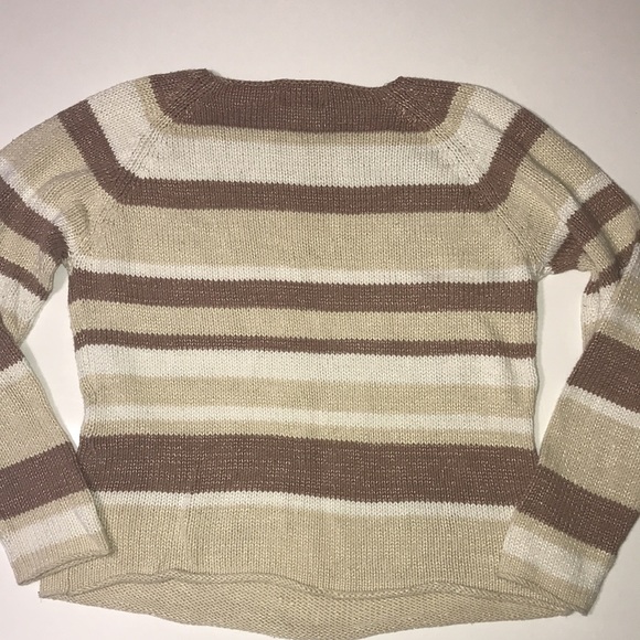 St John’s Bay sweater Size XL Browns and Tans Square Neck - Picture 9 of 11